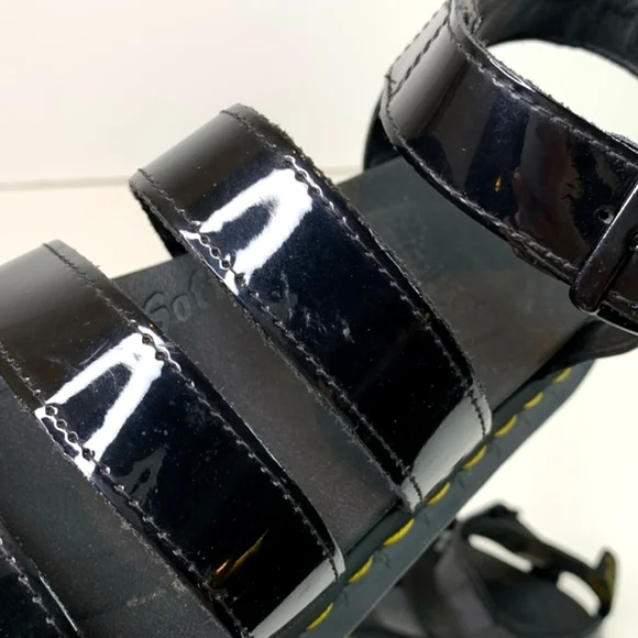 Dr. Martens Blaire Patent Leather Sandals - Picture 10 of 16